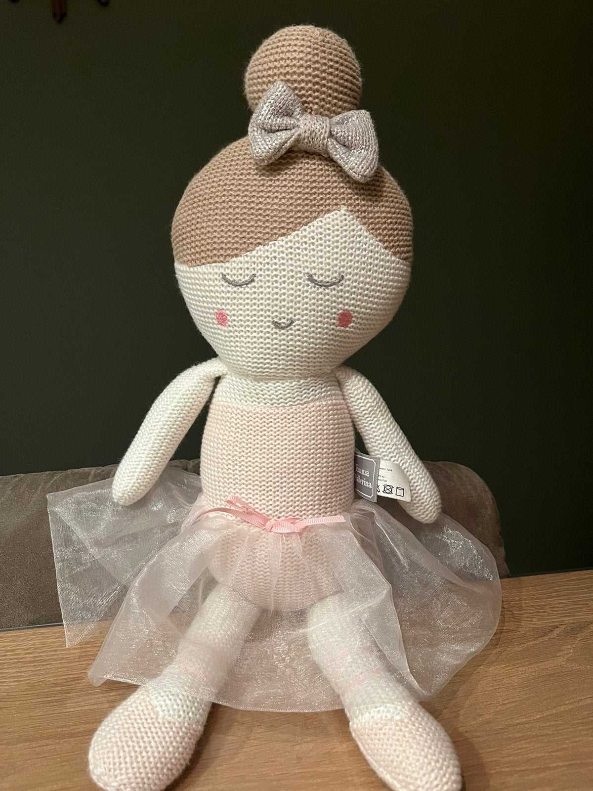 Gave Living Textiles "Emma Ballerina" knuffelpop, Ophalen of Verzenden, Zo goed als nieuw, Overige typen
