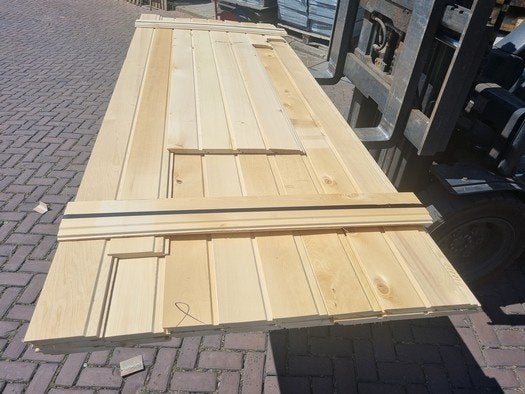 6.47 m2 rabat delen -  Ayous hout / onbehandeld - nr: HP199, Ophalen, Nieuw, 250 cm of meer, Planken