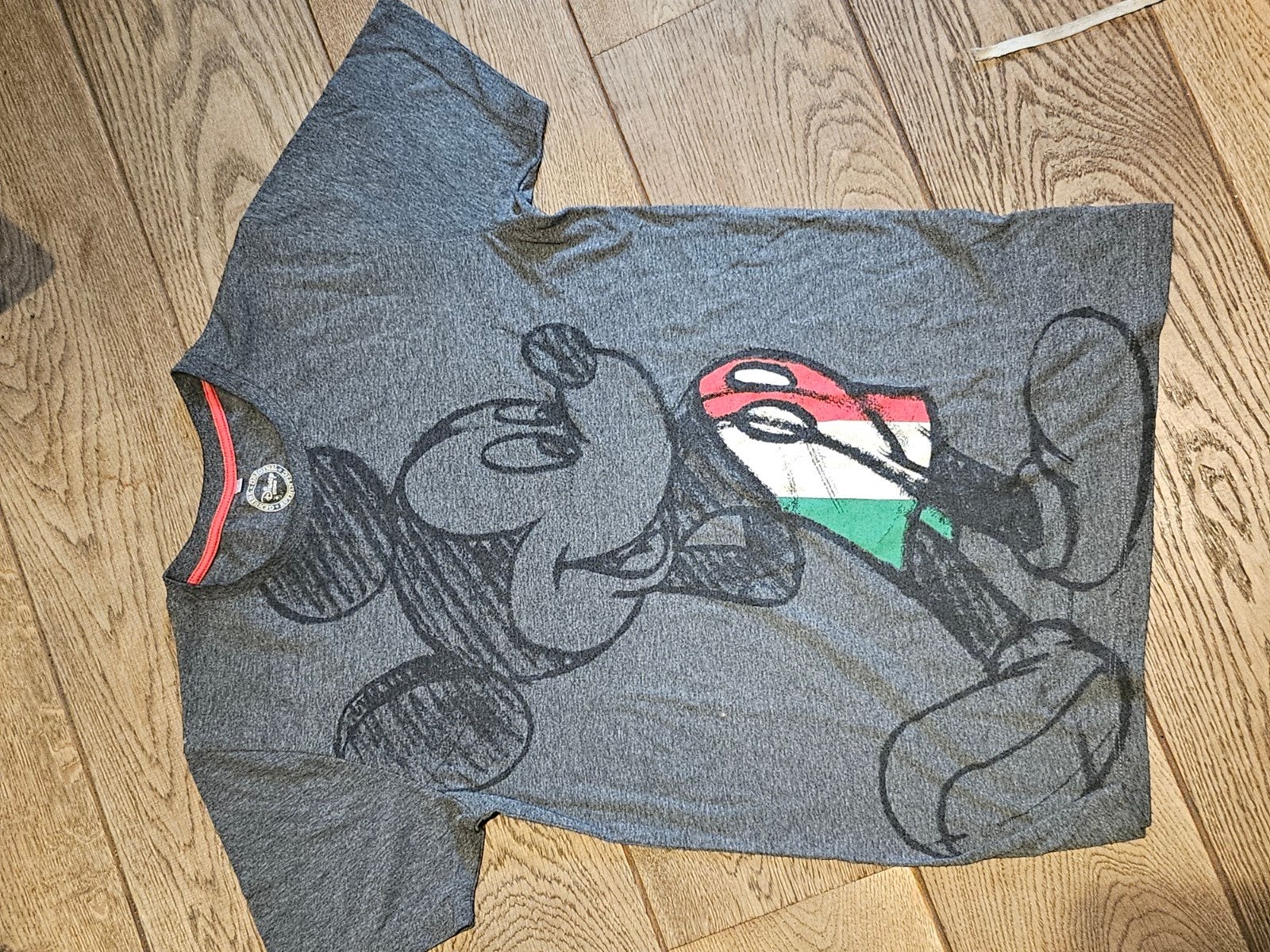 Mickey Mouse T-shirt Maat S - Verona Italië Disney, Kleding | Heren, Ophalen of Verzenden, Grijs, Gedragen, Disney