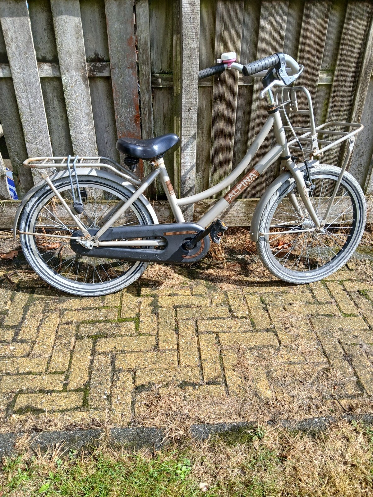 alpina meisjesfiets 20 inch, Fietsen en Brommers, Ophalen, Gebruikt, Terugtraprem, 20 inch of meer