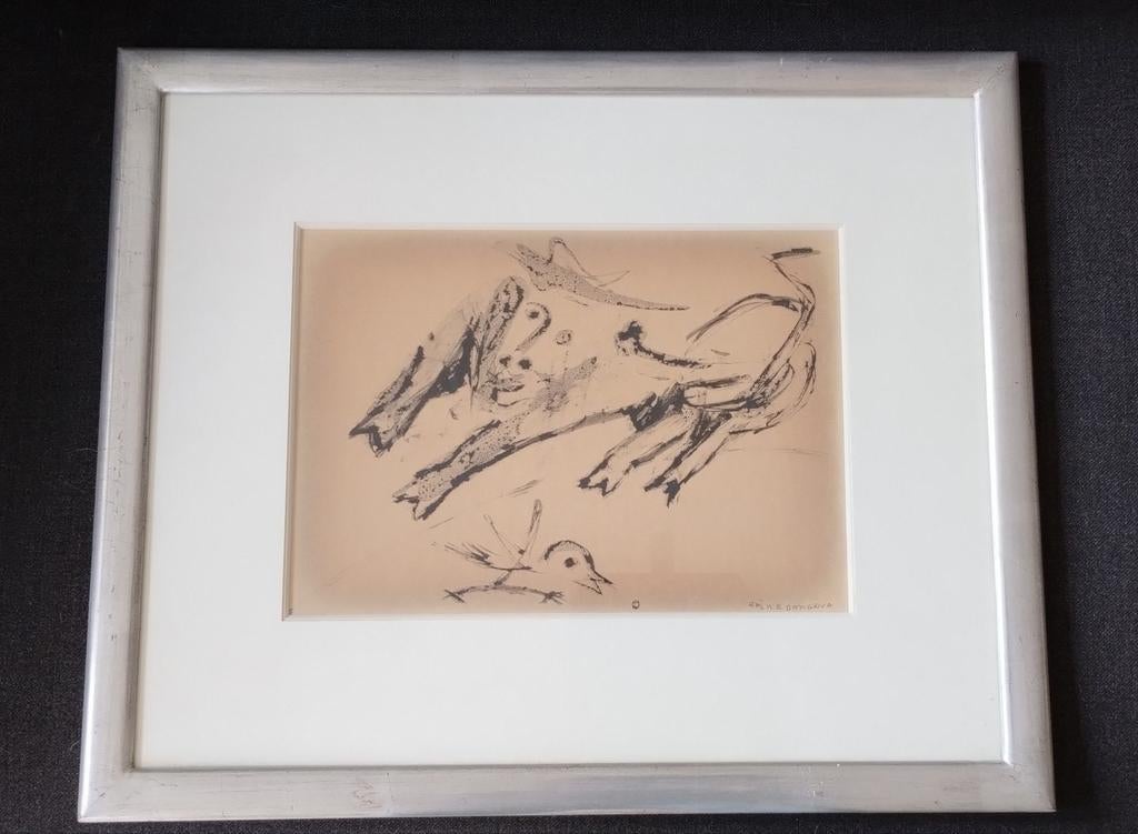 Pentekening Rajne Dangova - 20 x 29 cm, Verzenden
