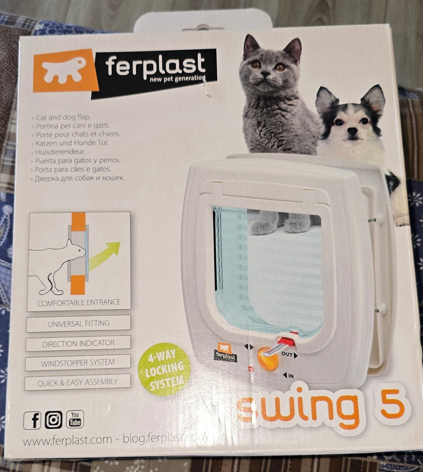 Kattenluik zonder chip, Ophalen