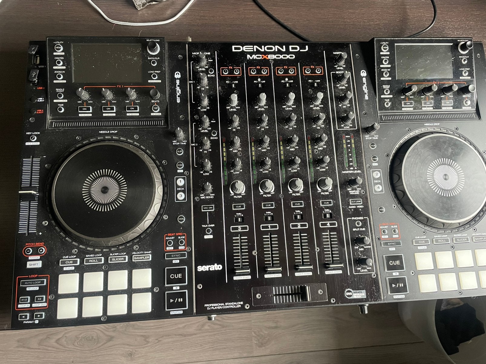 Denon DJ MCX8000 met decksaver, Muziek en Instrumenten, Dj-sets en Draaitafels, Ophalen of Verzenden, Zo goed als nieuw, Dj-set