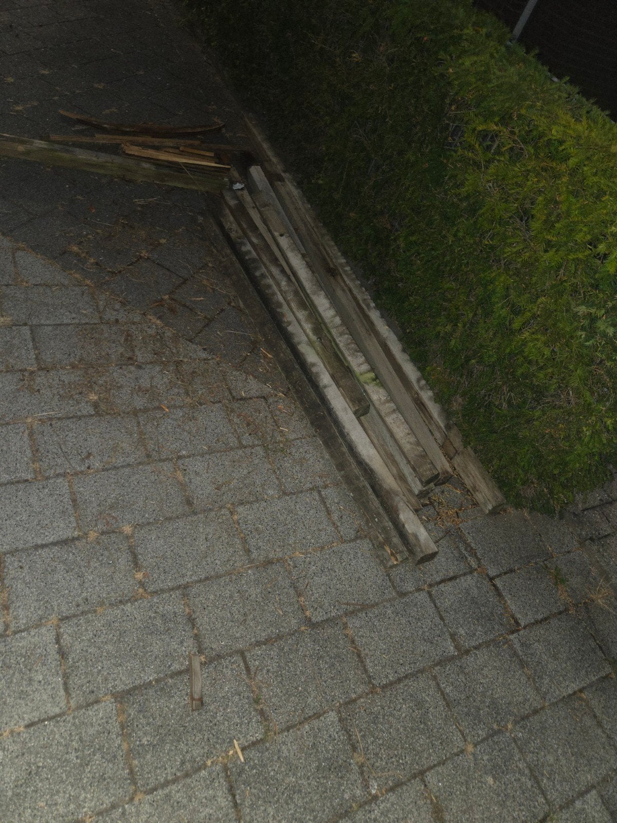 Gebruikte houten planken en balken, Doe-het-zelf en Verbouw, Hout en Planken, Ophalen, Gebruikt, Balk, Overige houtsoorten