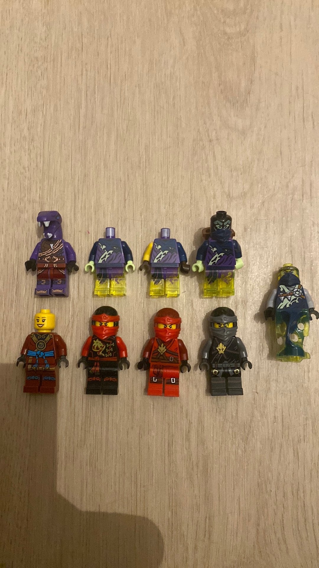 Lego ninjago minifigure lot #2, Gebruikt, Lego, Ophalen of Verzenden, Minifiguur