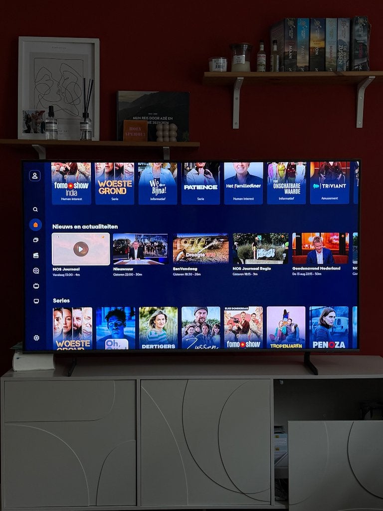 Tv, Ophalen, QLED, 50 Hz, Zo goed als nieuw