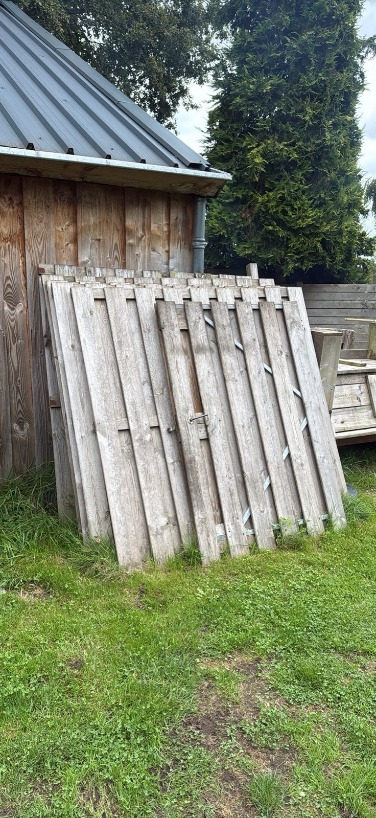6 panelen en een deur, Ophalen, Minder dan 3 meter, Hout, 1 tot 2 meter