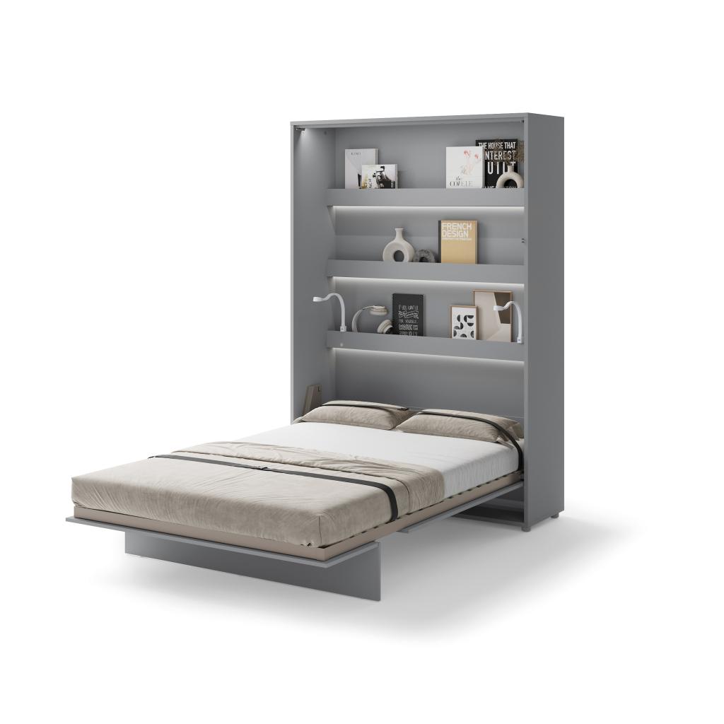 Concept opklapbed verticaal - 140x200 - Grijs, Niet ingevuld, Niet ingevuld, Niet ingevuld