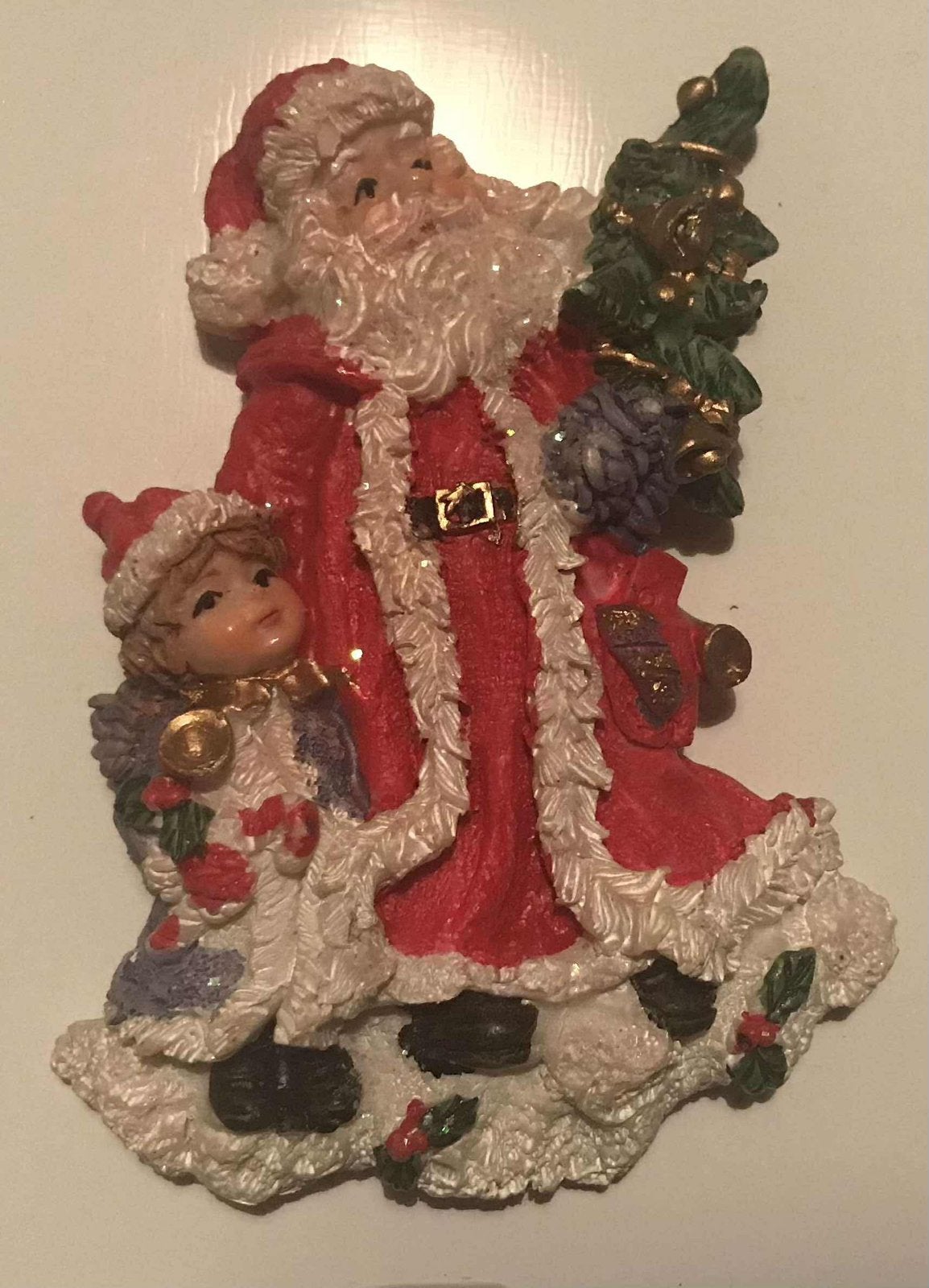 Kerst Koelkastmagneet - Kerstman & Engel, Diversen, Ophalen of Verzenden, Zo goed als nieuw