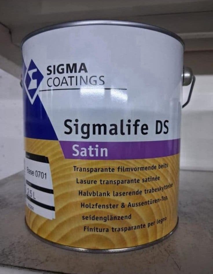 Sigma Sigmalife kleurloze transparante beits 2,5liter, Ophalen of Verzenden, Nieuw