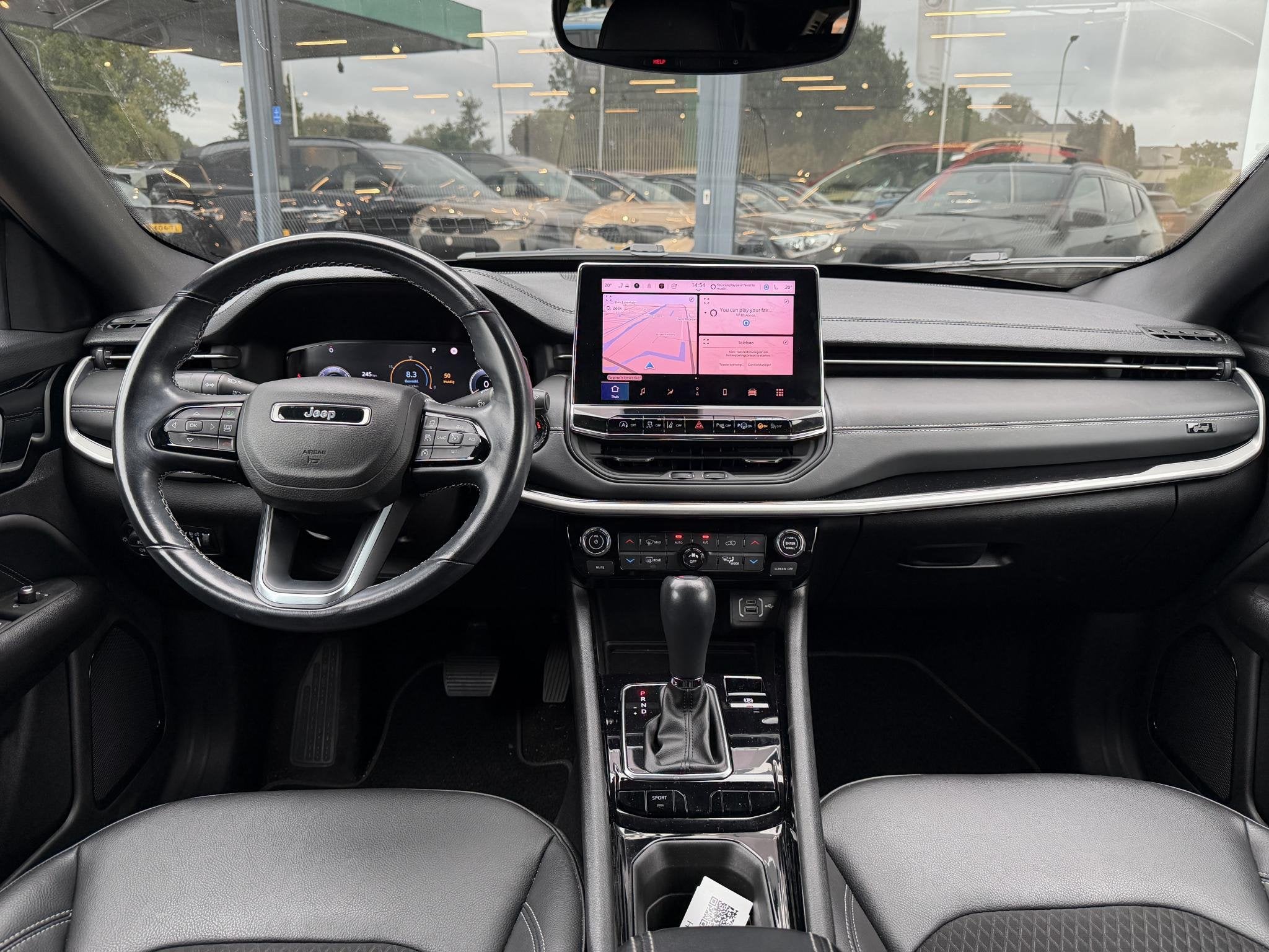 Jeep Compass 1.3T S MAT GROEN KLEUR | 360 CAMERA | ADAPTIEVE, Auto's, 15 km/l, 4 cilinders, 150 pk, Bedrijf