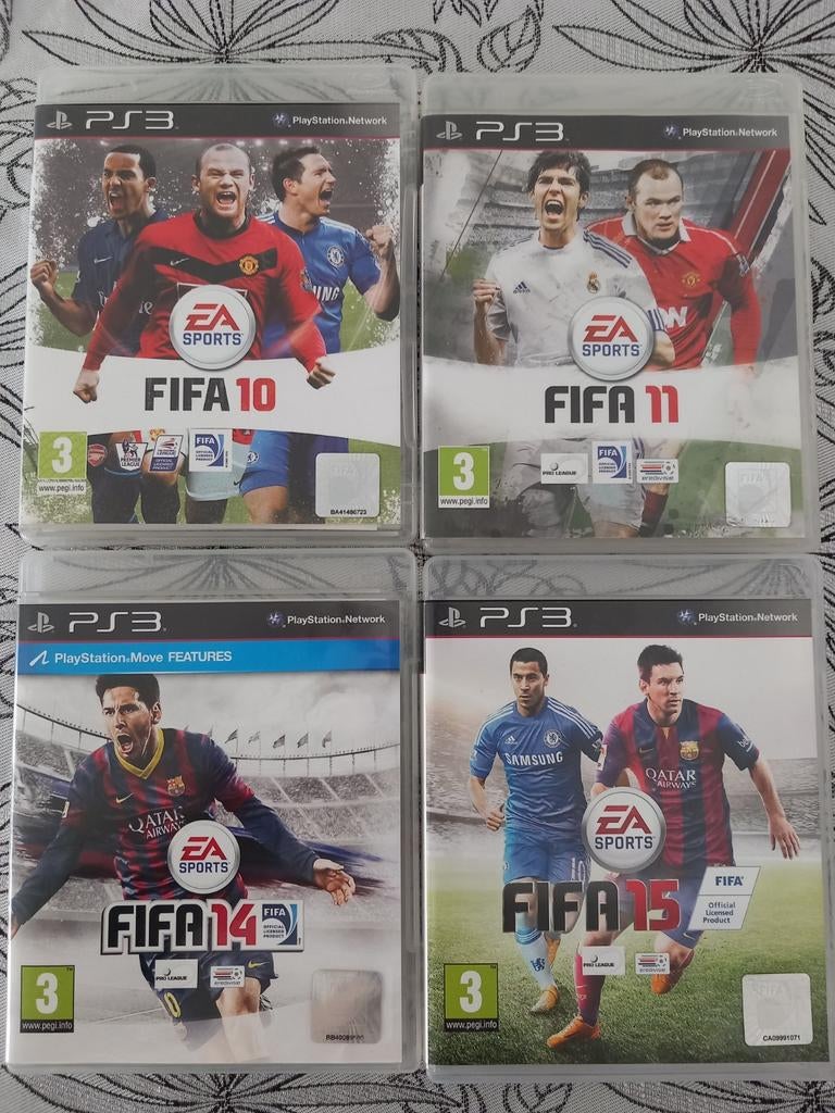 5 PlayStation 3 Spellen - FIFA Street, FIFA 10, 11, 14, 15, Ophalen of Verzenden, Zo goed als nieuw, Eén computer, Sport