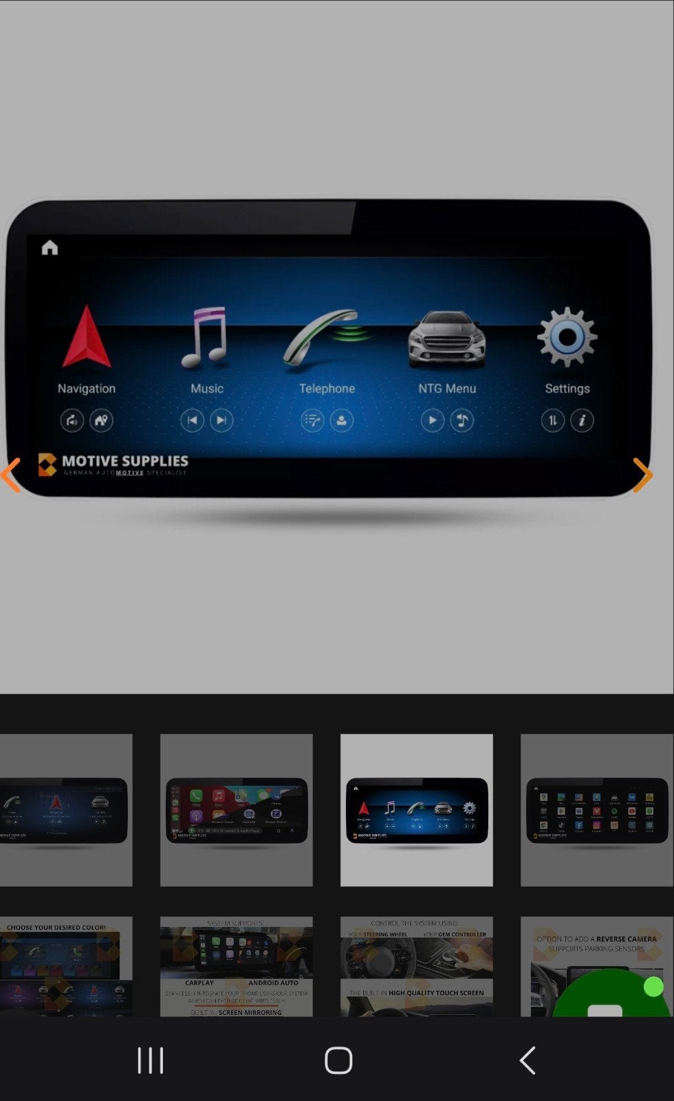 Android Scherm 13-inch voor Mercedes CLA C117 ntg5, Auto diversen, Ophalen of Verzenden