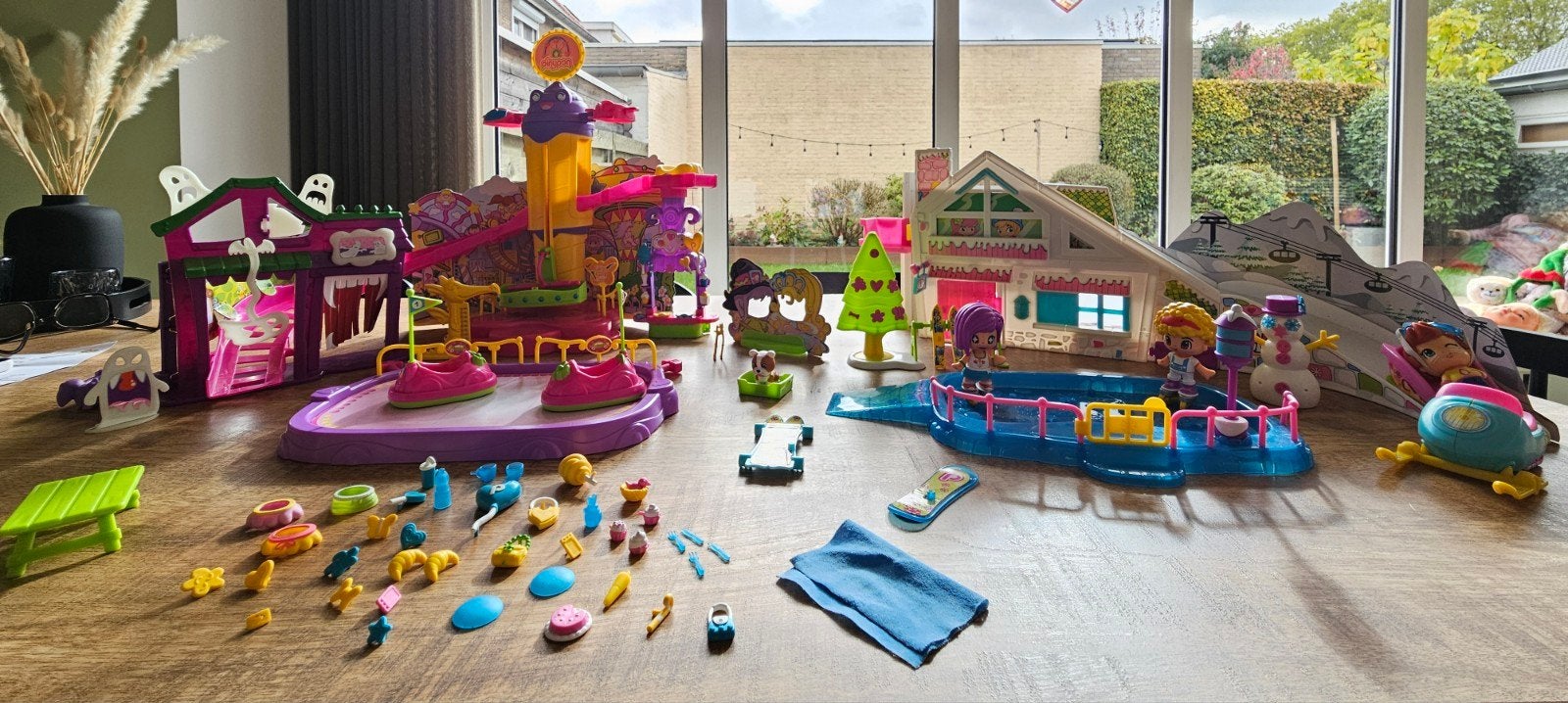 Pinypon set: Ski Resort, Kermis en meer!, Ophalen, Gebruikt, Poppenhuis