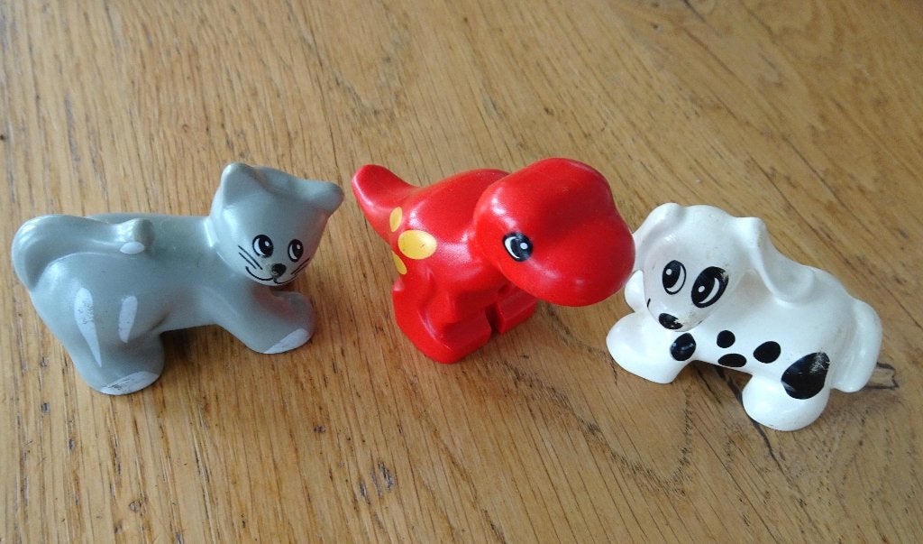 duplo hond / kat / dino 4,50, Ophalen of Verzenden, Zo goed als nieuw, Duplo