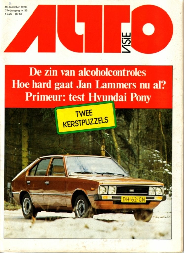 Autovisie test Hyundai Pony December 1978, Ophalen of Verzenden, Gelezen, Overige merken