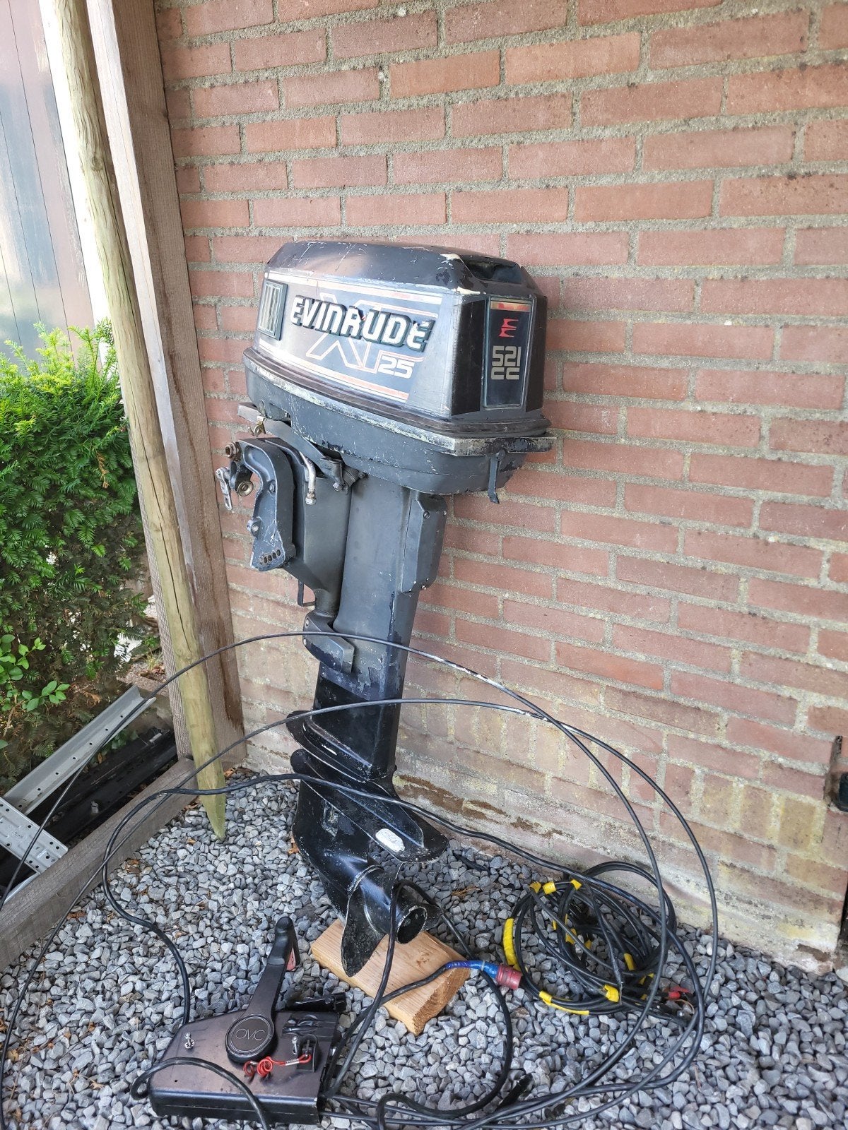 Evinrude 25 PK 2t Buitenboordmotor - Gebruikt, Watersport en Boten, Ophalen of Verzenden, Gebruikt