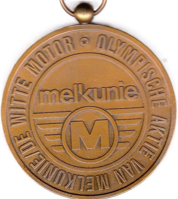 DE WITTE MOTOR - OLYMPISCHE AKTIE VAN MELKUNIE AMSTERDAM, Ophalen of Verzenden, Overige materialen