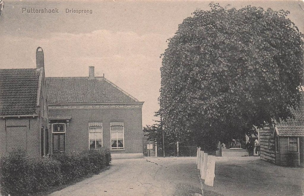 702-217-039 Puttershoek Driesprong, Verzenden, Voor 1920, Zuid-Holland