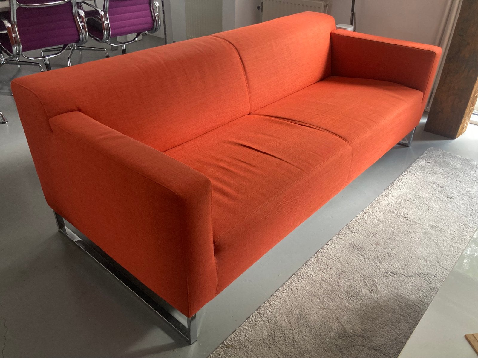 Moderne 3 zits bank, Gebruikt, Driepersoons, 75 tot 100 cm, Ophalen of Verzenden