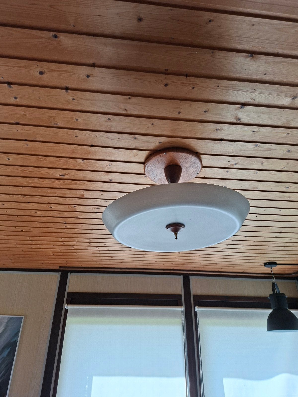Vintage Plafondlamp, Huis en Inrichting, Lampen | Plafondlampen, Ophalen, Gebruikt, 55 cm, Vintage