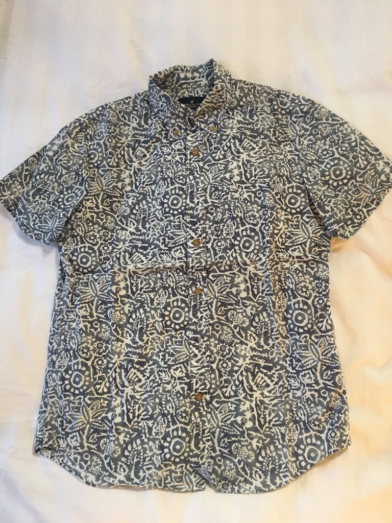 American Eagle shirt / hemd korte mouw - Heren Small, Blauw, Halswijdte 38 (S) of kleiner, American Eagle, Ophalen of Verzenden