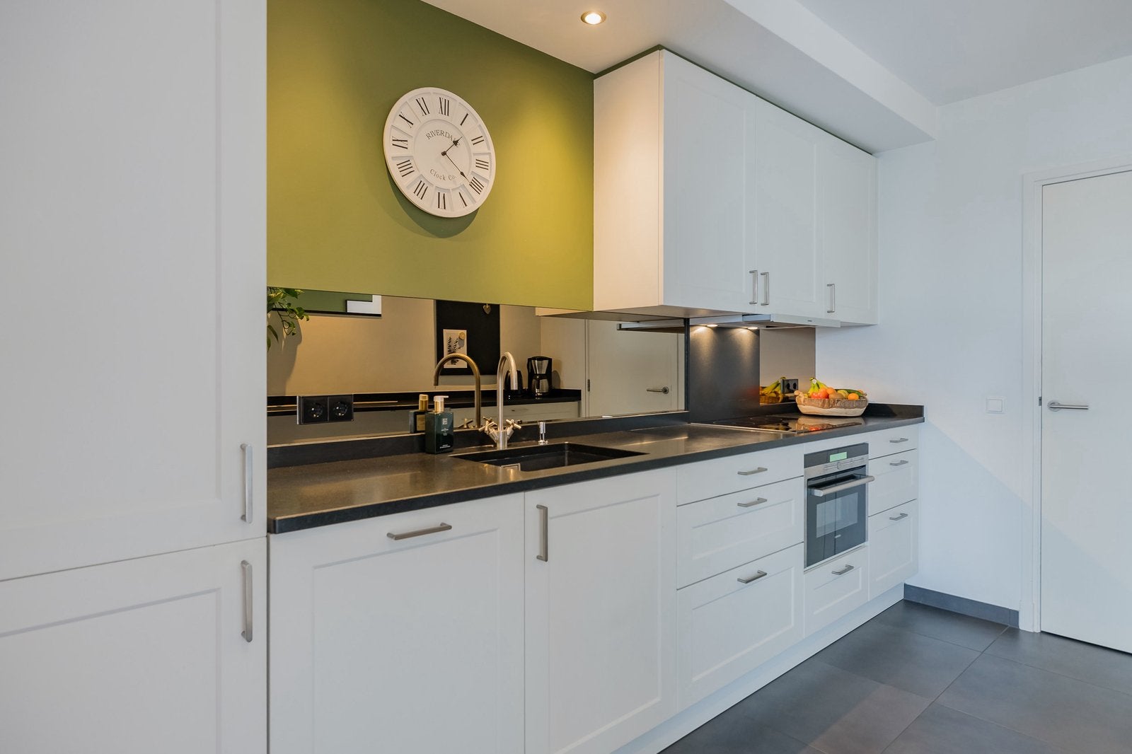 Complete keuken, Ophalen, Gebruikt, Wit, Enkelwandige keuken