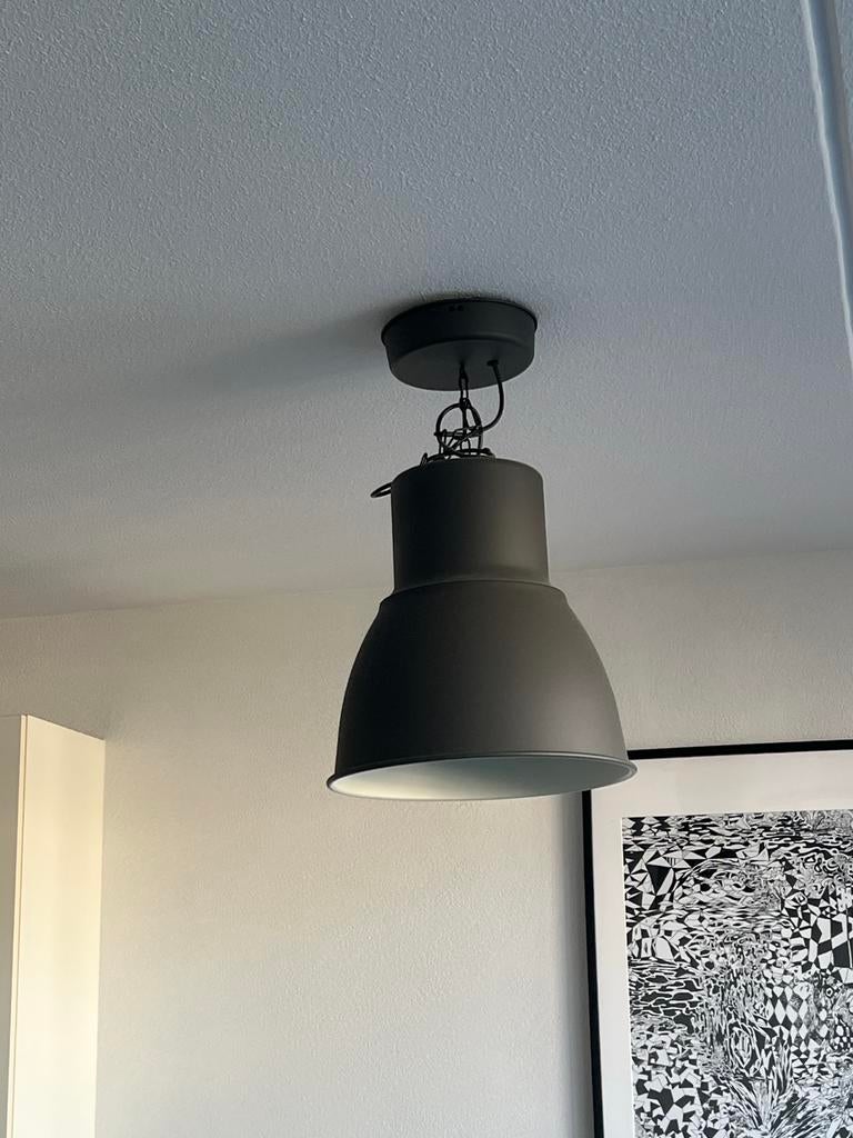 IKEA Hektor hanglamp 38cm, Ophalen, Gebruikt, Metaal, Minder dan 50 cm
