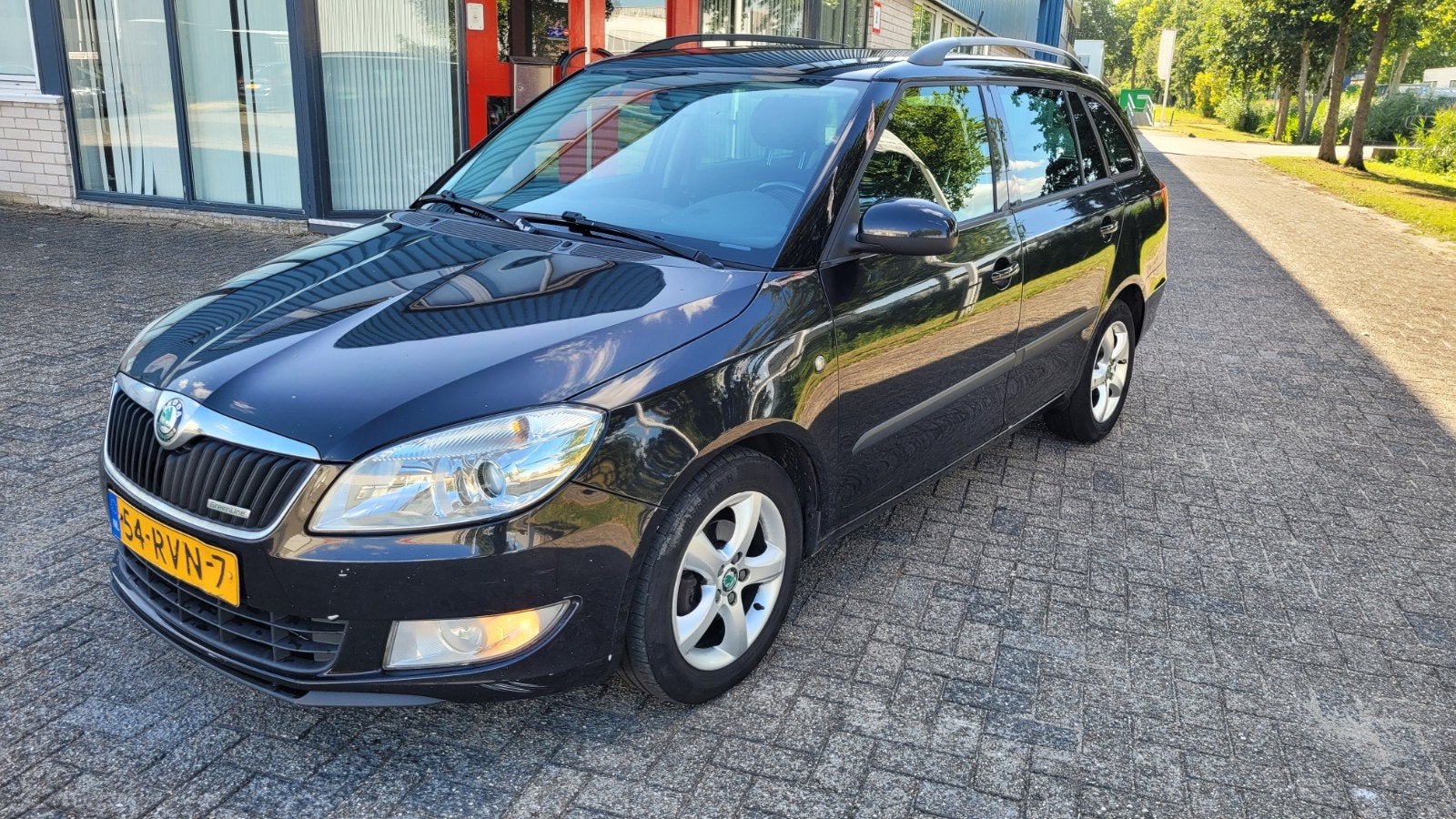 Skoda Fabia 1.2 TDI 55KW Greenline Combi 2011 Zwart export, Voorwielaandrijving, Euro 5, Zwart, 1199 cc