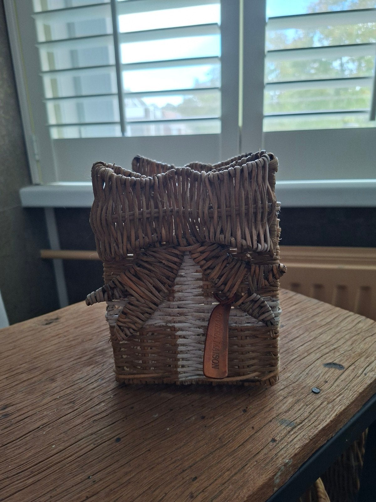 Riviera Maison Rieten Plantenbakje met Strik, Ophalen of Verzenden