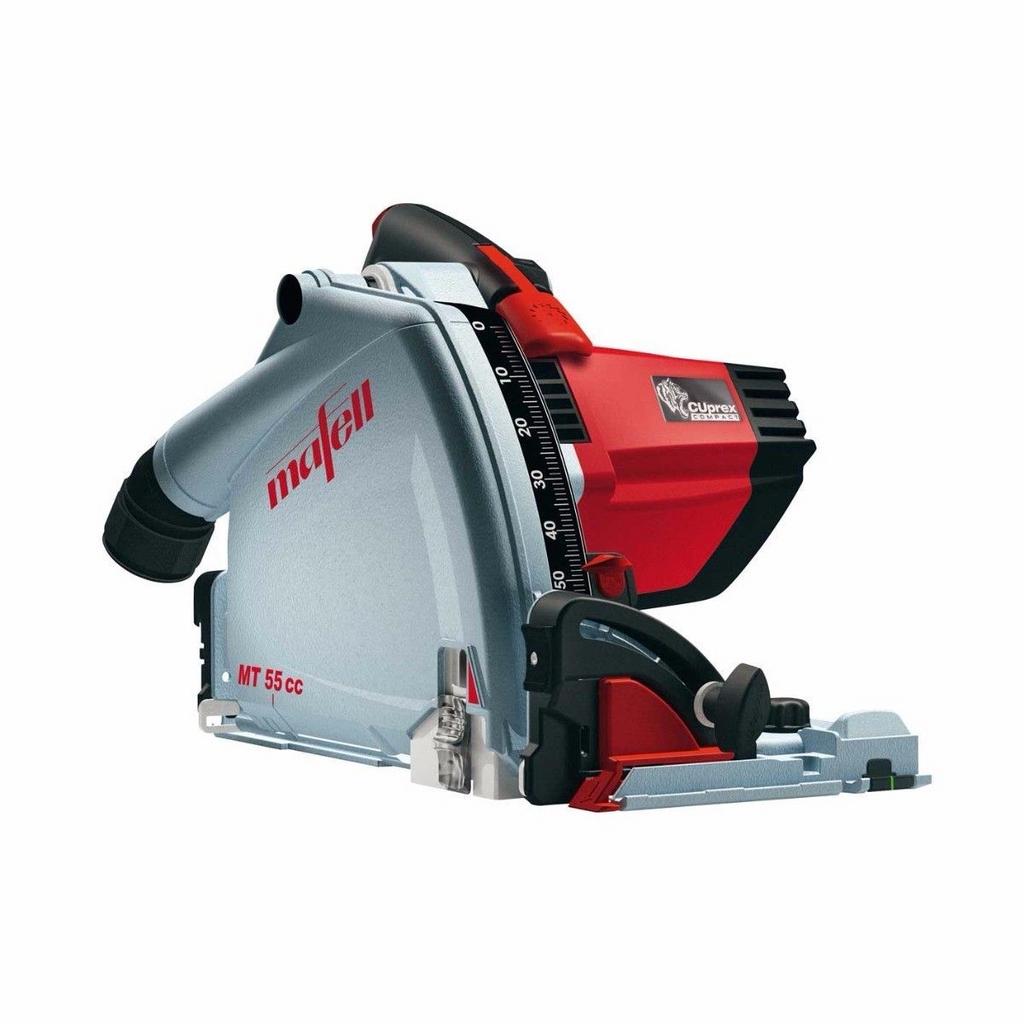 Mafell MT 55 cc invalzaag met geleideliniaal NIEUW, Gebruikt, Invalzaag, Ophalen of Verzenden, 30 tot 70 mm