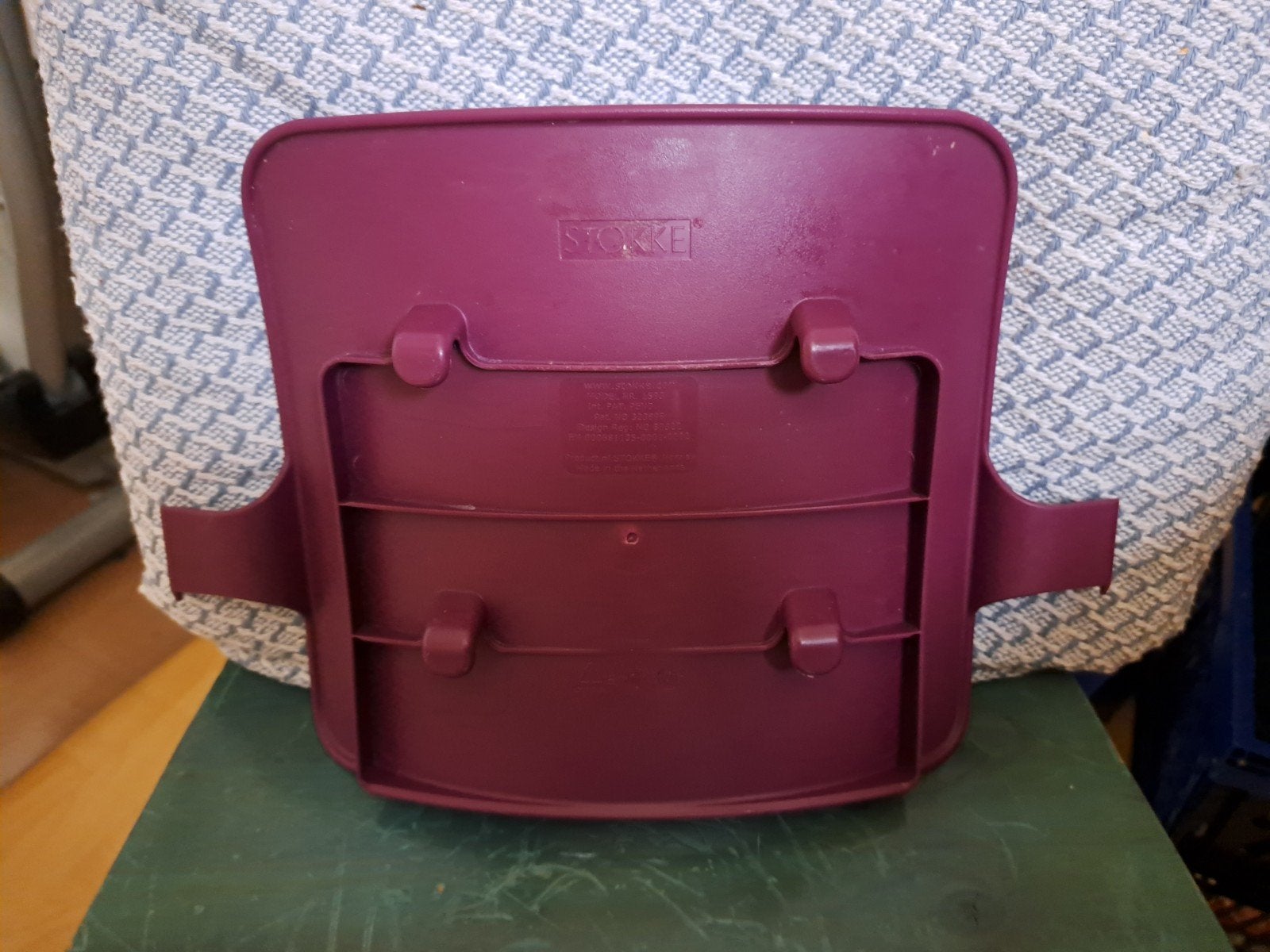 Stokke Tripp Trapp Baby Set Rugleuning - Paars, Kinderen en Baby's, Kinderstoelen, Ophalen of Verzenden, Gebruikt, Overige typen