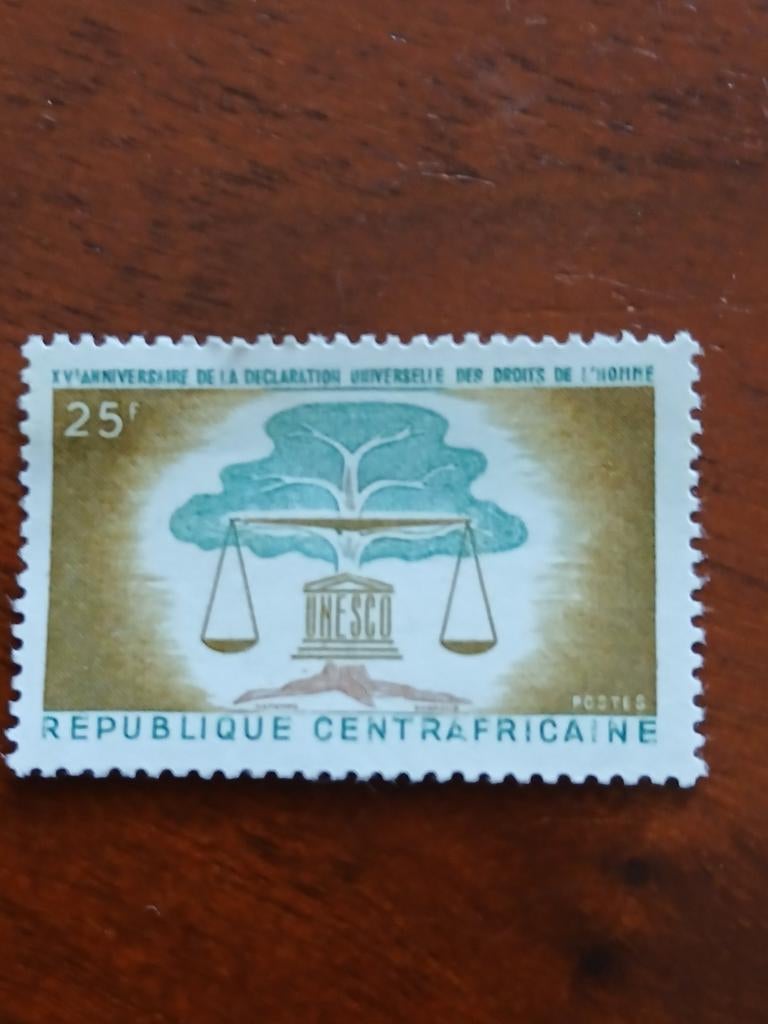 Centraal-Afri.Republiek 1963 UNESCO postfris, Ophalen of Verzenden, Overige landen, Postfris