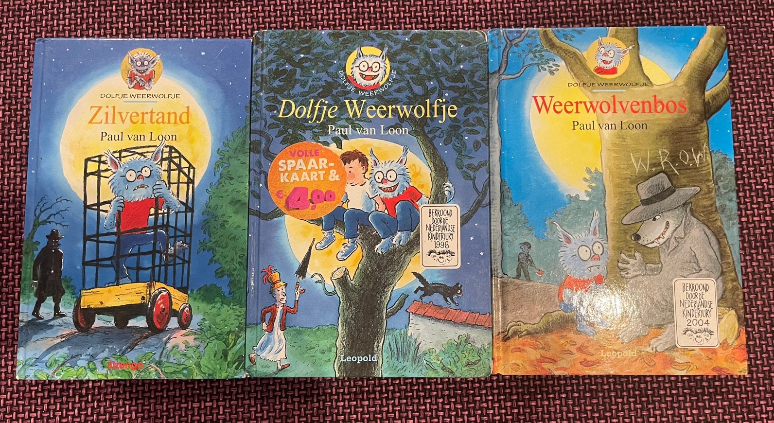 Set van 3 Dolfje Weerwolfje boeken, Boeken, Ophalen, Zo goed als nieuw, Fictie algemeen