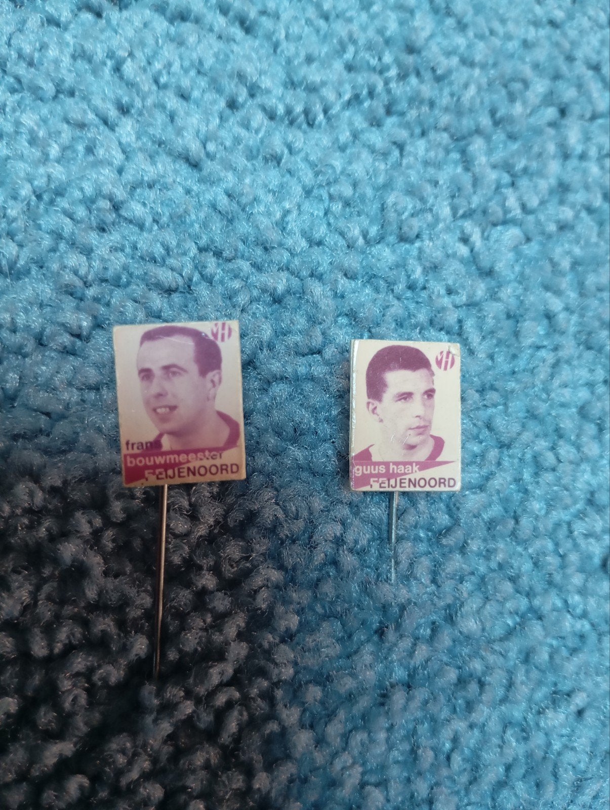 Vintage Feijenoord Bouwmeester + Guus Haak Plaatje voetbal, Verzamelen, Sportartikelen en Voetbal, Ophalen of Verzenden