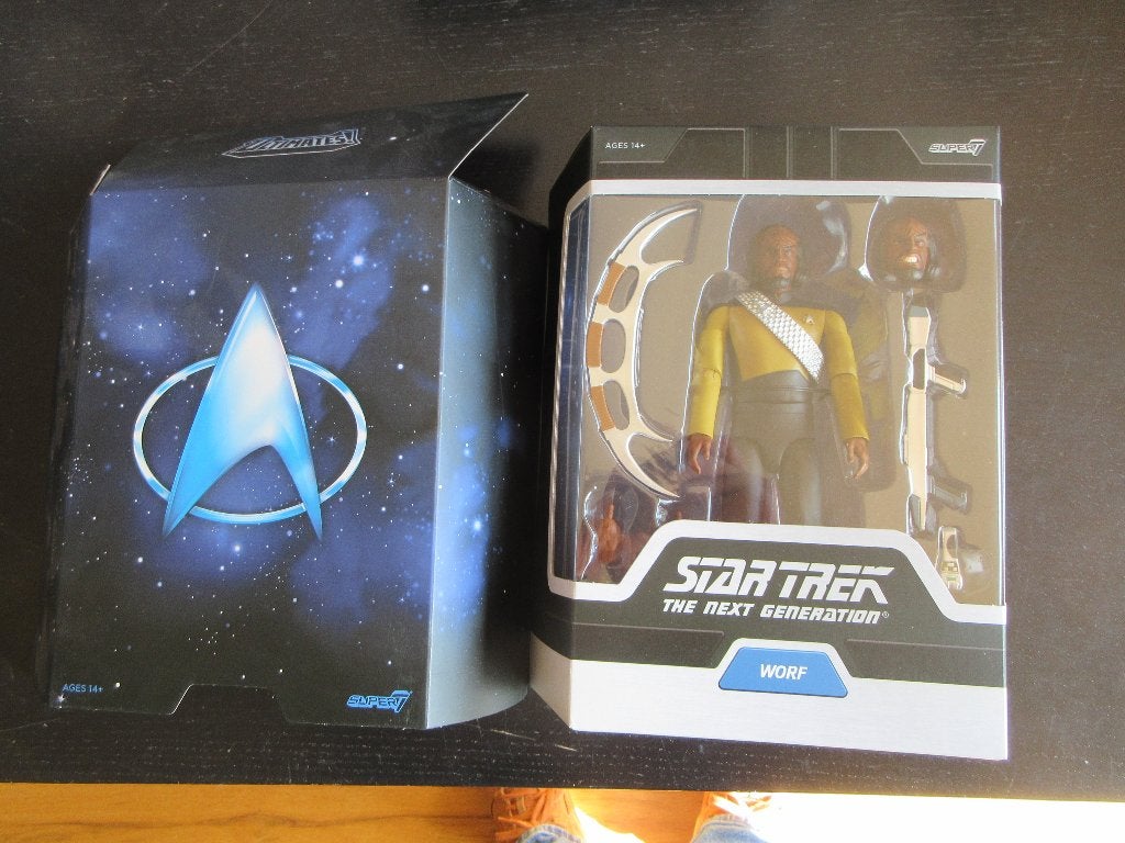 Super7 Ultimates Star Trek TNG Worf, Ophalen of Verzenden, Nieuw