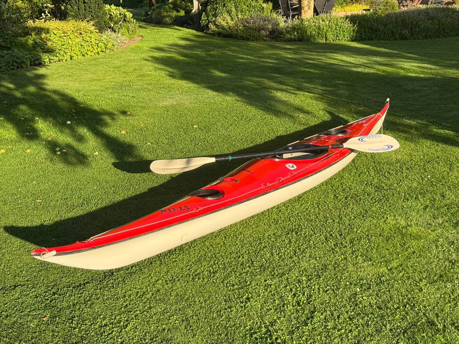 Valley Selkie zeekajak / kano – glasvezel – compleet, Ophalen, Gebruikt, 1-persoons