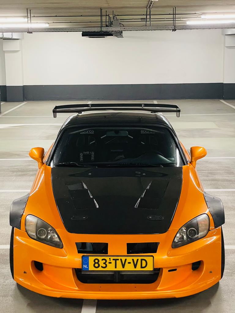 Honda S2000 (goed lezen), Auto's, Zwart, Cabriolet, 10 km/l, Handgeschakeld