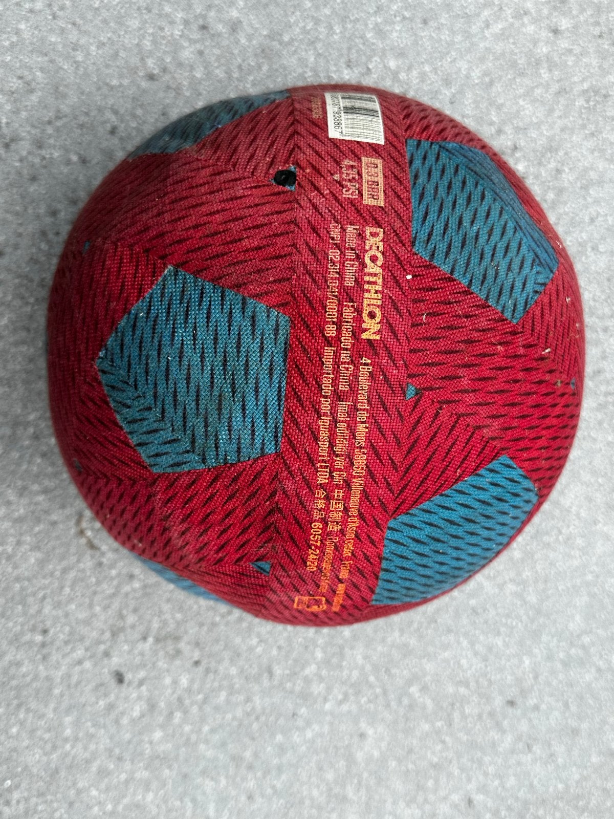 Voetbal en basketbal set - Kipsta en Scala, Ophalen of Verzenden, Gebruikt, Bal