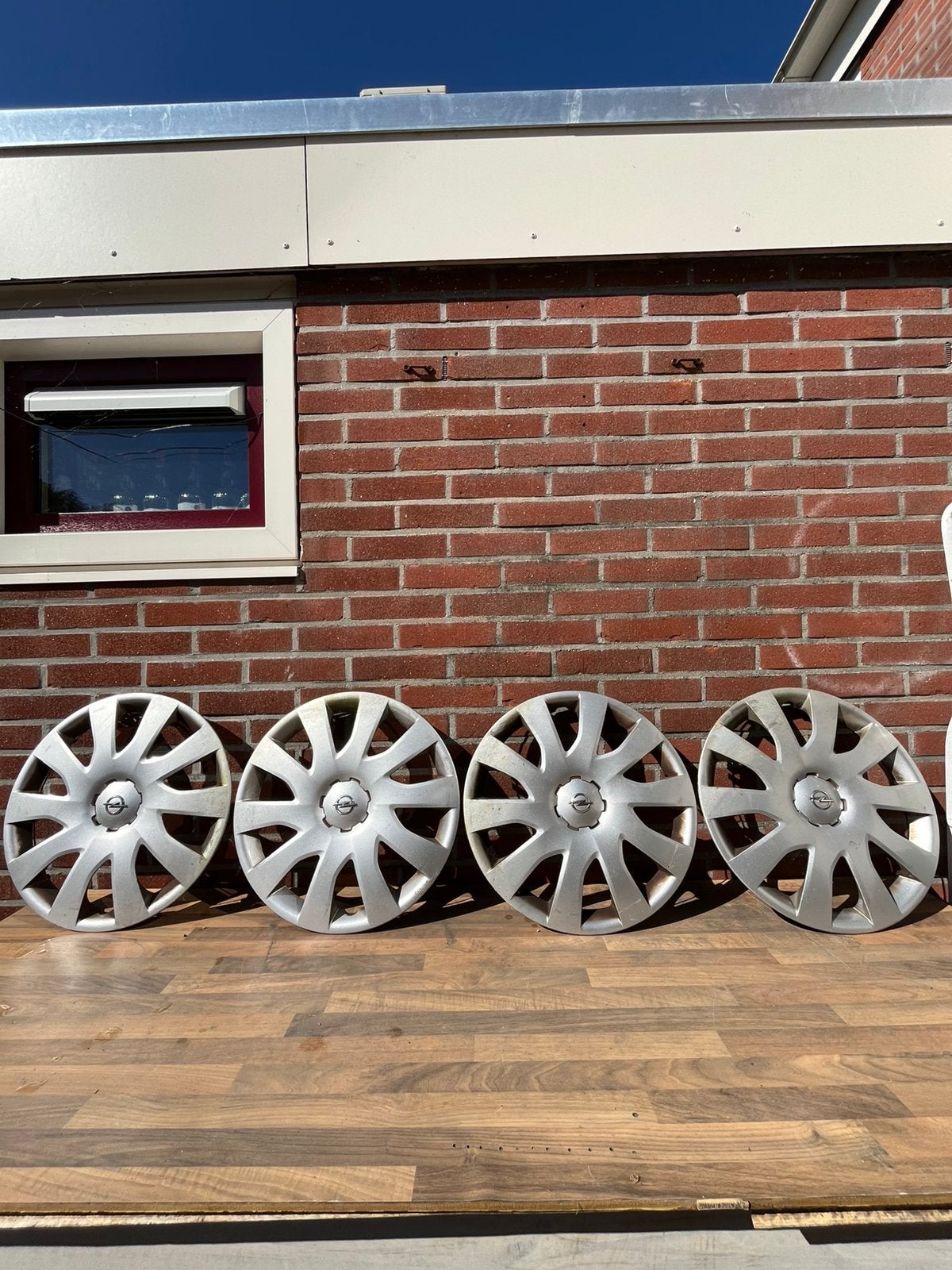 Leuke set Opel wieldoppen “16inch”, Auto diversen, Ophalen, Gebruikt