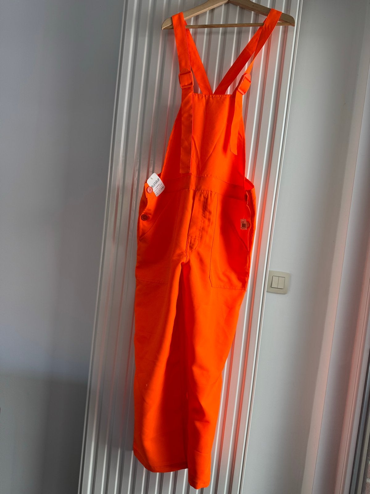 Nieuwe oranje tuinbroek, maat 38/40 (M), Nieuw, Oranje, Lang, Ophalen