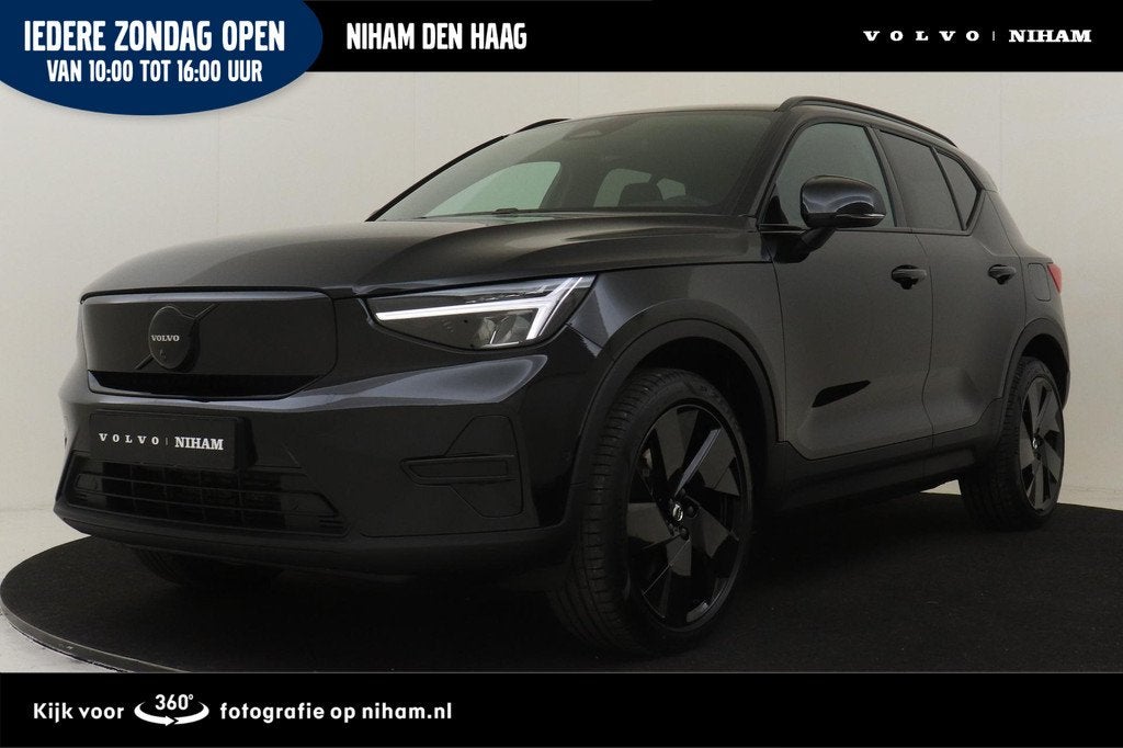 Volvo EX40 SINGLE MOTOR PLUS BLACK EDITION EUROPA 70 kWh -HA, Auto's, Volvo, Zwart, 420 min, Nieuw, SUV of Terreinwagen