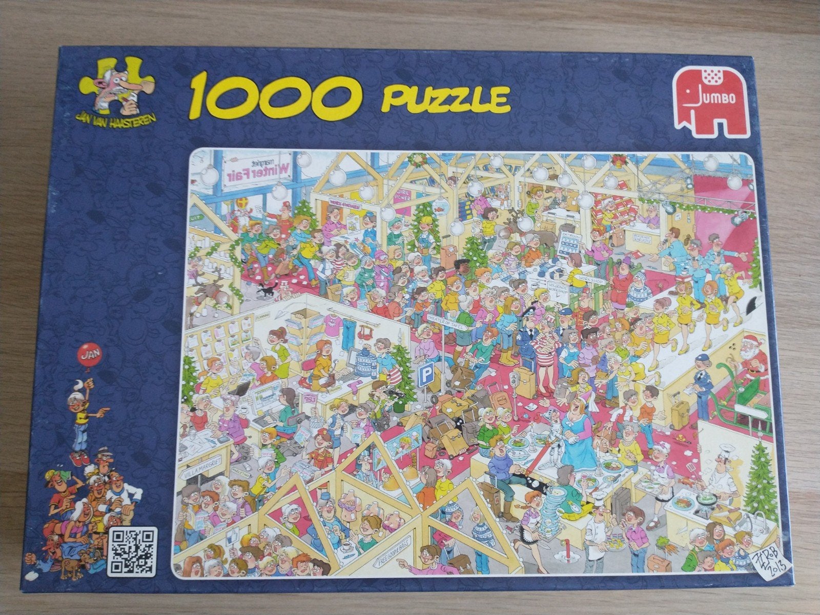 Jan van Haasteren puzzel Margriet Winterfair 1000 stuks, Ophalen of Verzenden, 500 t/m 1500 stukjes, Zo goed als nieuw
