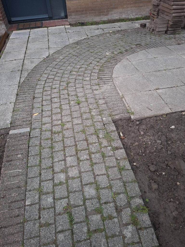 Tuin tegels en sierbestrating, Ophalen, Gebruikt, 5 tot 10 m², Beton