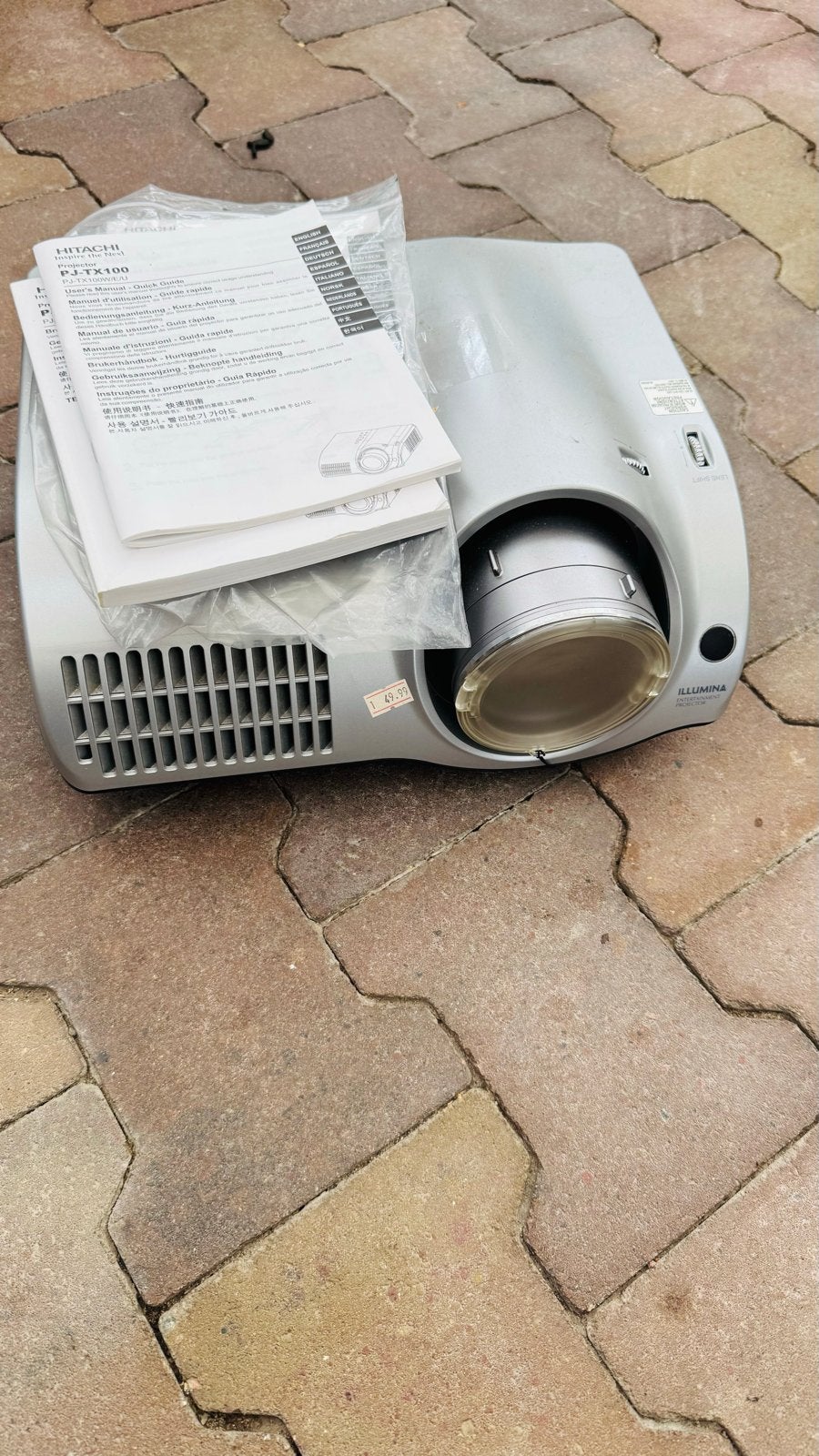 Hitachi PJ-TX100 Beamer - Entertainment Projector, Ophalen of Verzenden, Gebruikt, LCD, Overige resoluties