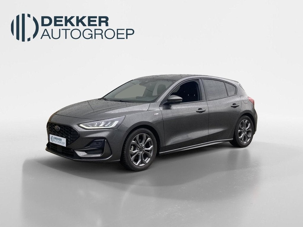 Ford Focus 1.0 EcoBoost Hybrid 125 pk ST Line 5-deurs Naviga, Gebruikt, 1299 kg, Bedrijf, Handgeschakeld