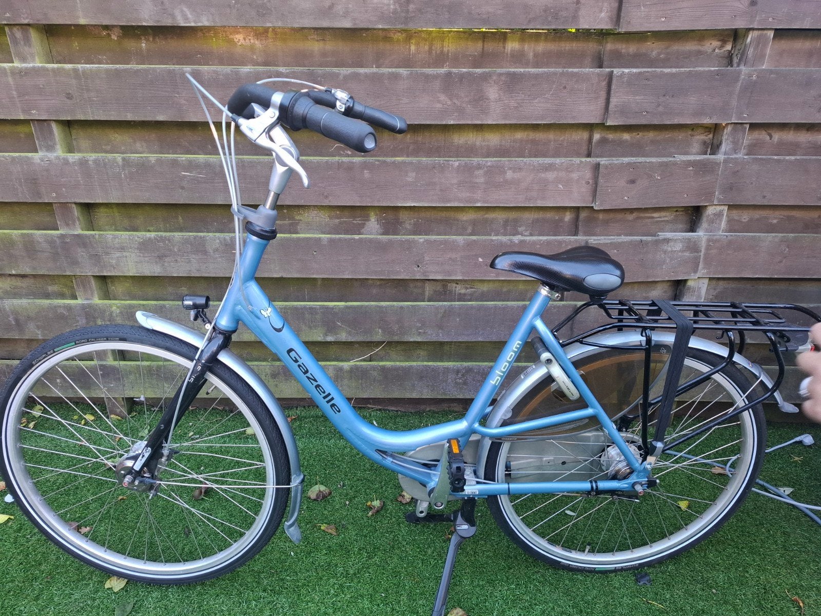Gazelle Bloom damesfiets - Lichtblauw, Ophalen, Terugtraprem, Gebruikt, 50 tot 53 cm