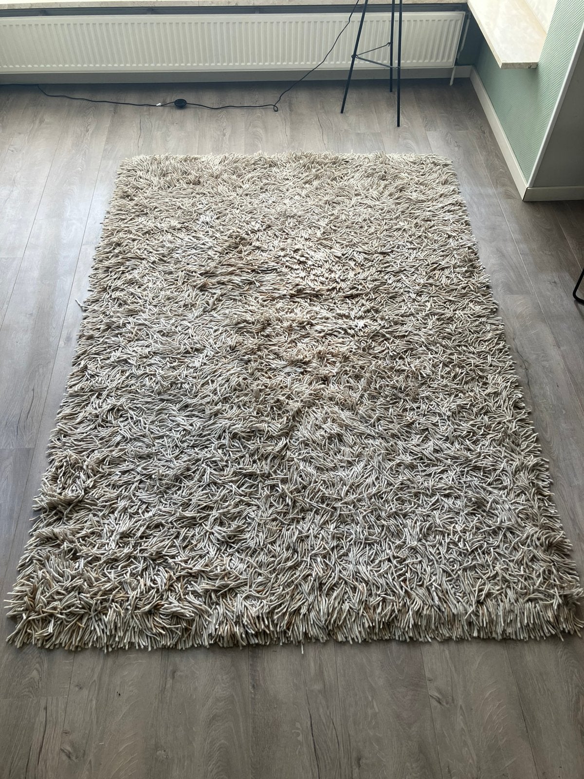 Wollen vloerkleed, Ophalen, Gebruikt, 150 tot 200 cm, 200 cm of meer