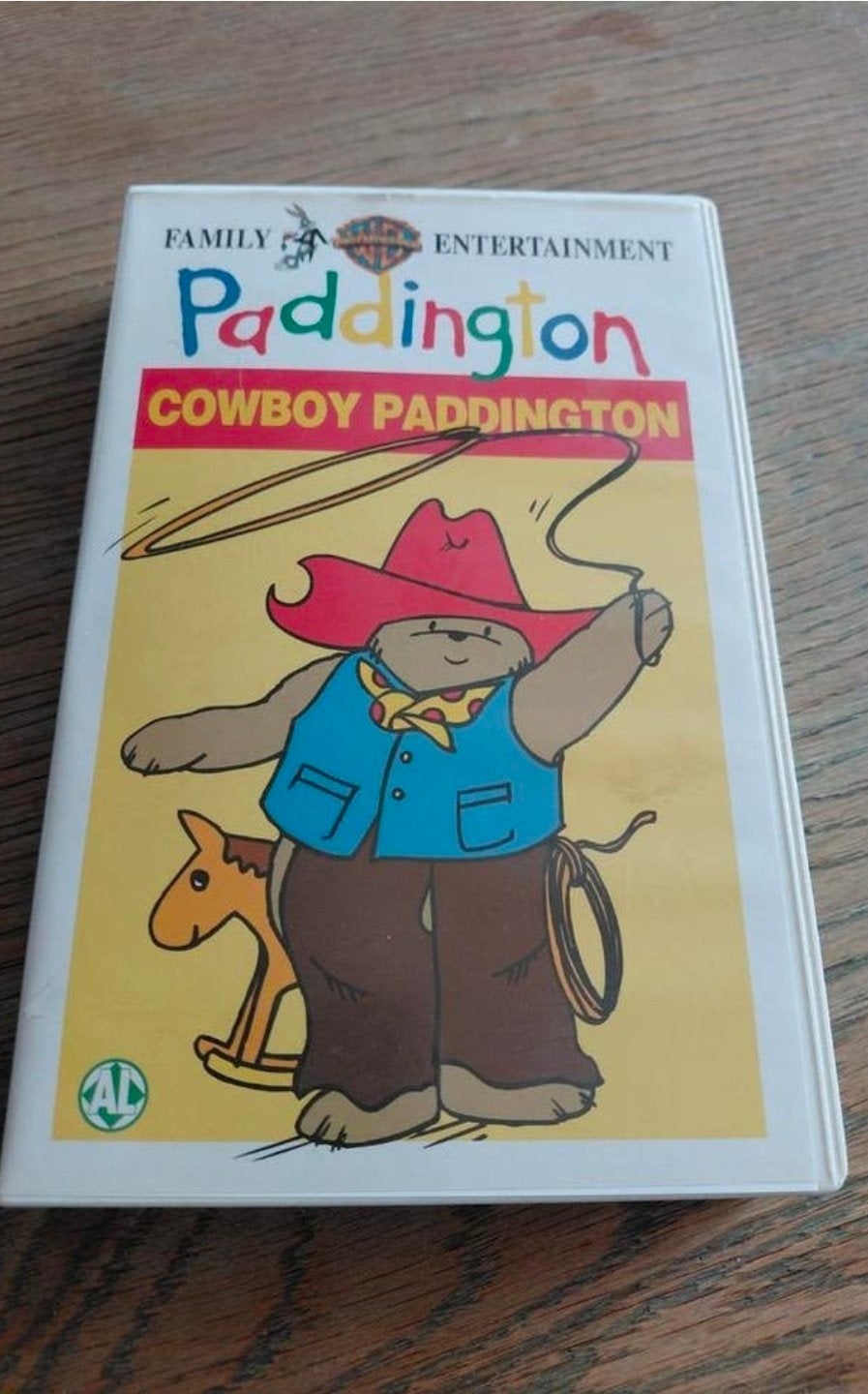 Cowboy Paddington videoband., Cd's en Dvd's, VHS | Kinderen en Jeugd, Gebruikt, Tekenfilm, Alle leeftijden, Ophalen of Verzenden