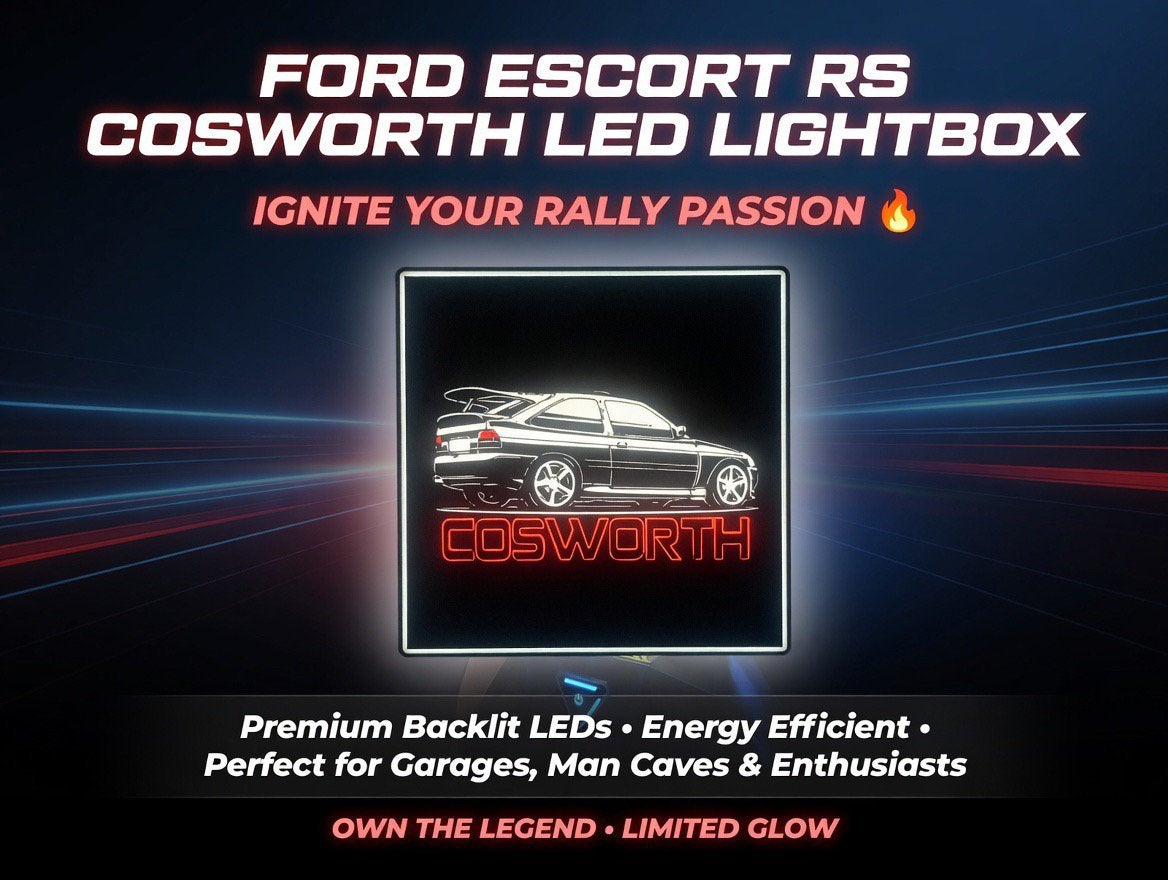 Ford Escort Cosworth lamp, Verzenden